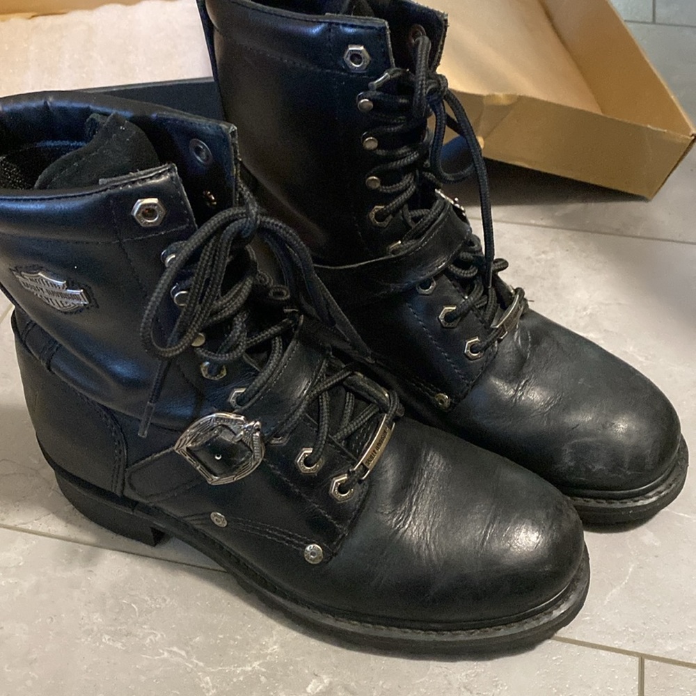 Mens Harley Davidson faded glory boots - Picture 9 of 12